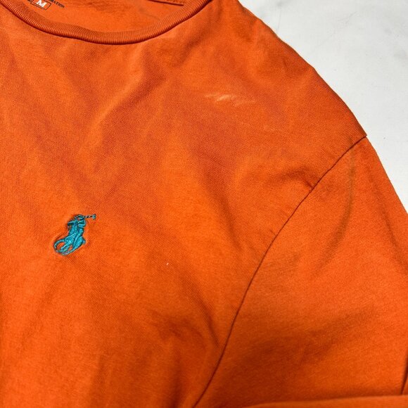 Polo Ralph Lauren Long Sleeve | Burnt Orange | Men’s M | Classic Fit Tee - Picture 2 of 5